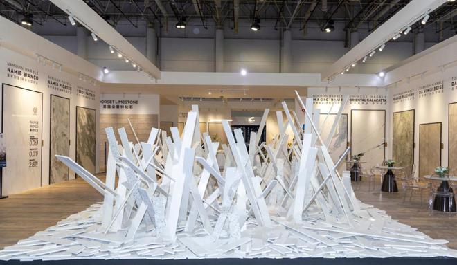 大师之作”圆满收官厦门石材展！开元棋牌高时石材“天赐之石×(图3)